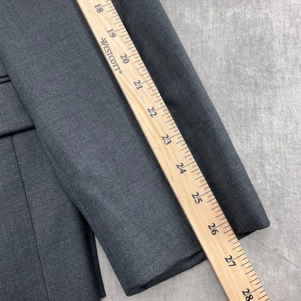 Lauren Ralph Lauren‎ Blazer Men 40 Gray Wool Classic Career Jacket VTG Canada